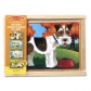 Melissa and Doug 4 в 1 Домашни любимци - Дървен пъзел Продукт Melissa and Doug 4 в 1 Домашни любимци - Дървен пъзел - 4 - BG Hlapeta